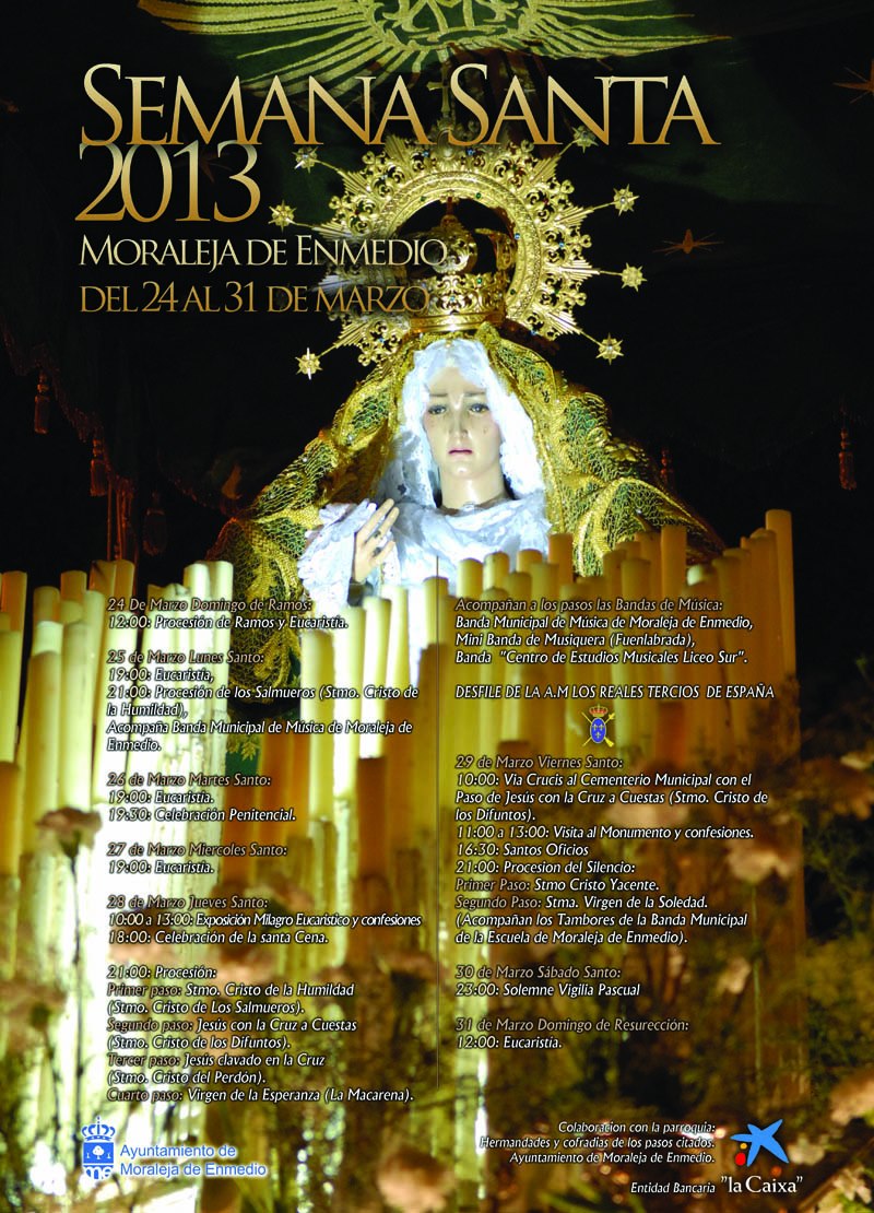 Semana Santa en Moraleja de En medio 2013 Moraleja de Enmedio